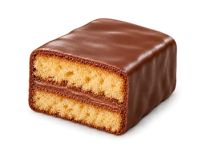 Sponge cake with cocoa cream